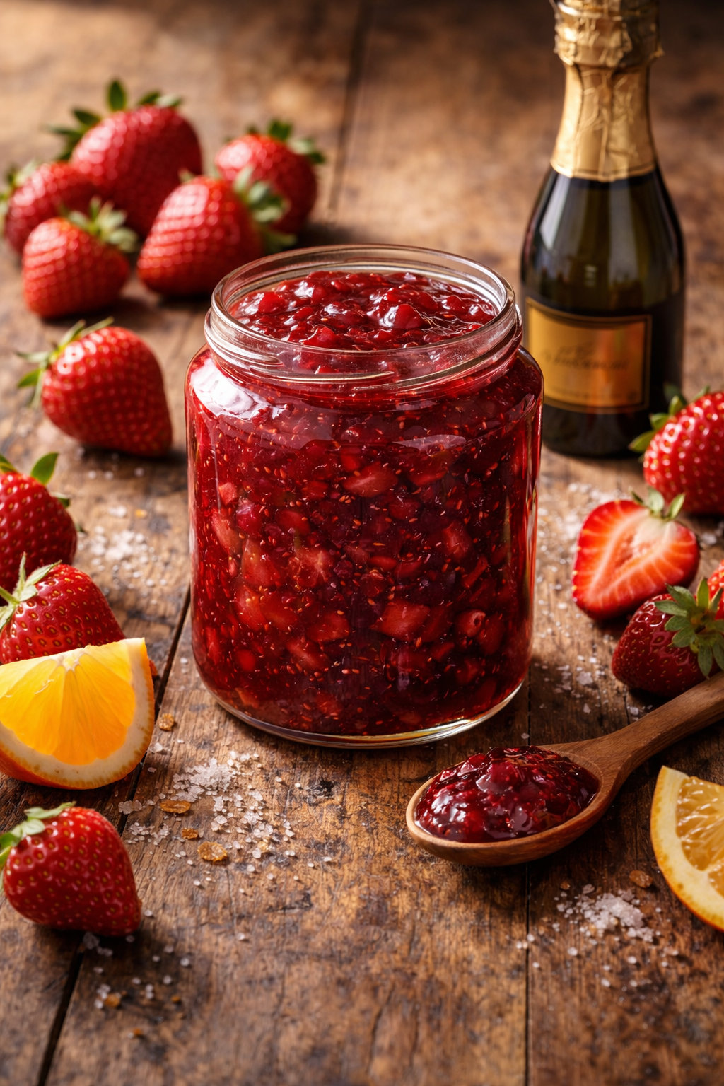 Strawberry Jam with Prosecco